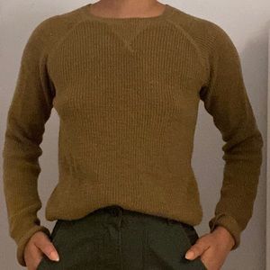 Canvas Green/Brown Knit Sweater